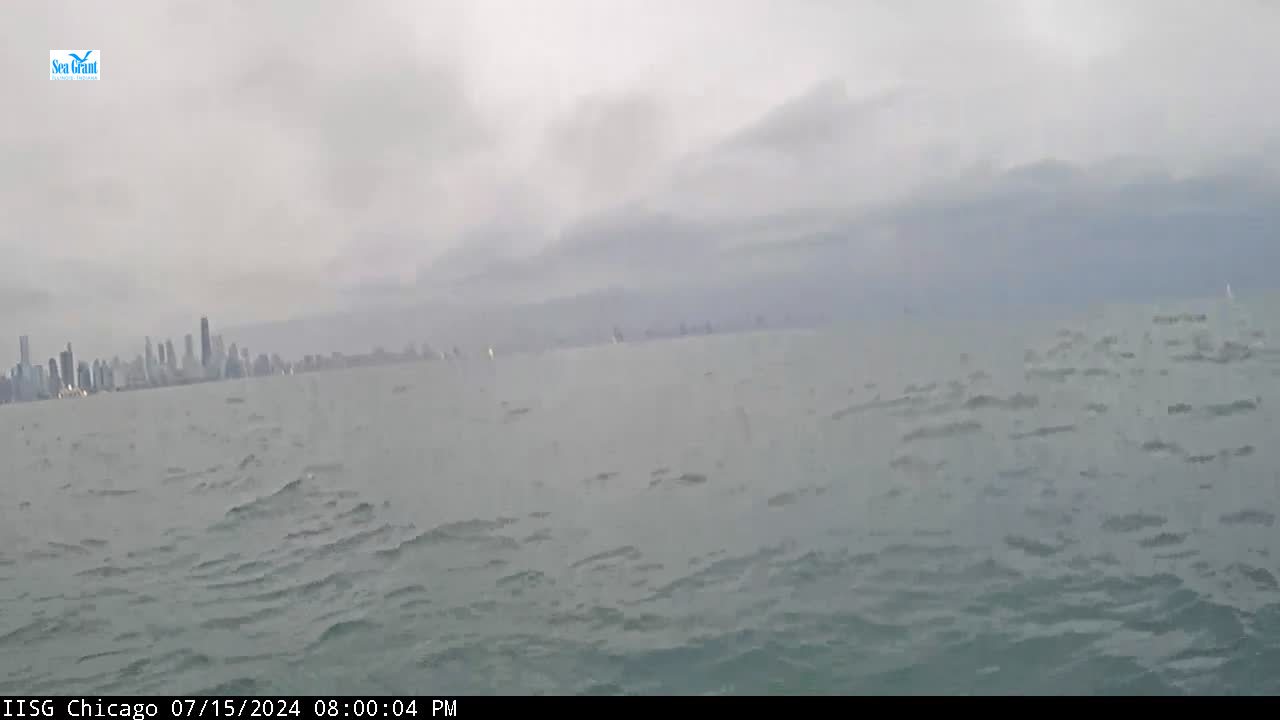 Webcam from Chicago Pier Buoy
